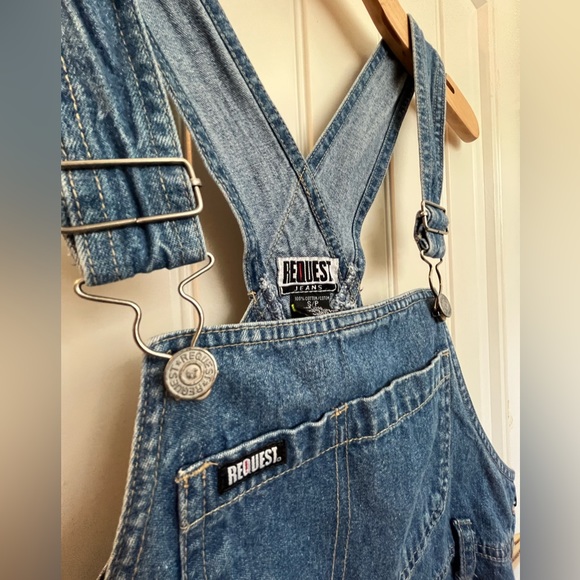 VINTAGE REQUEST - Denim Overall Dress - Ladies S/P - Picture 2 of 5